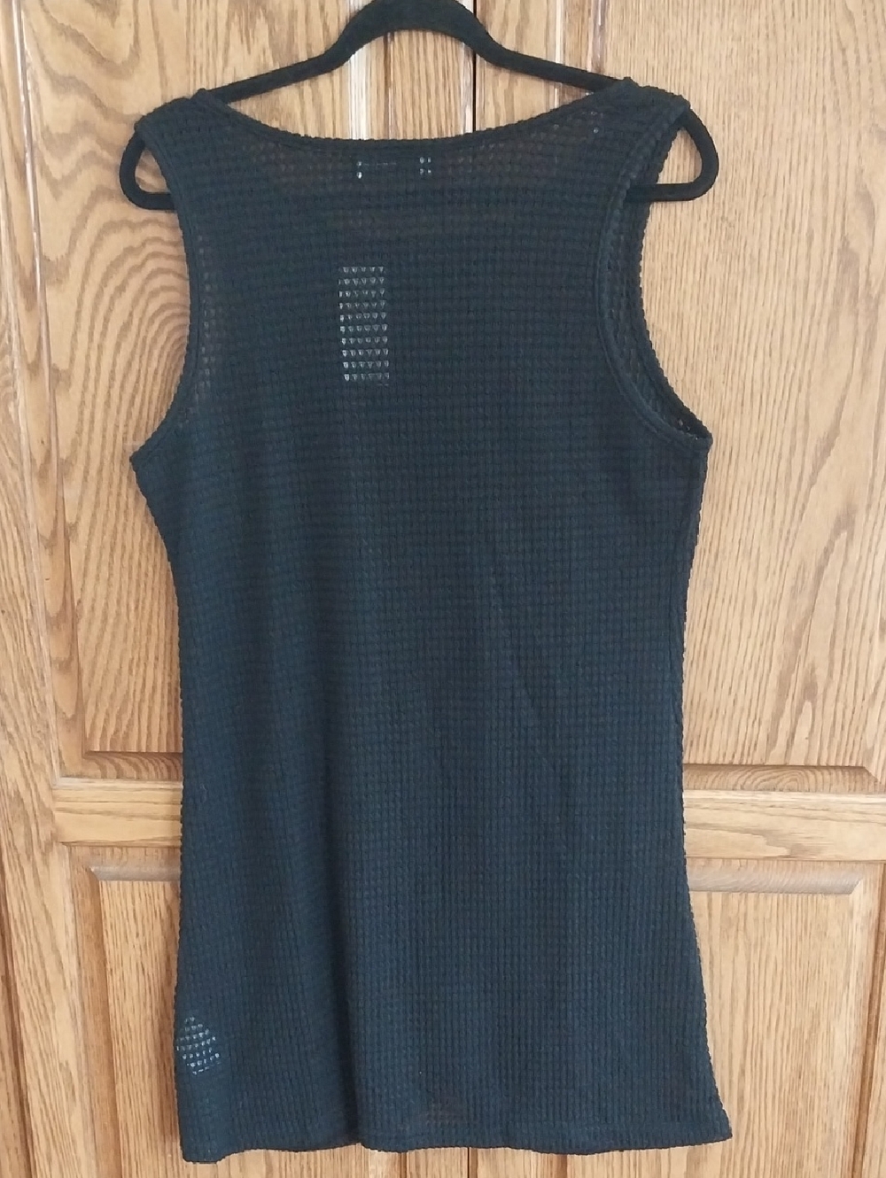 Cupshe NWT Women's Sleeveless Twisted Hem Mini Beach Cover-Up Size Large Black - Picture 9 of 14